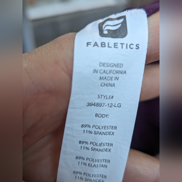 Fabletics Exercise Tank w/Detailing - Picture 8 of 8